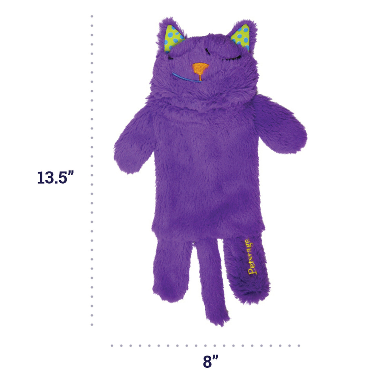 Purr Pillow Kitty Plush Cat Toy, Multi - Image 6
