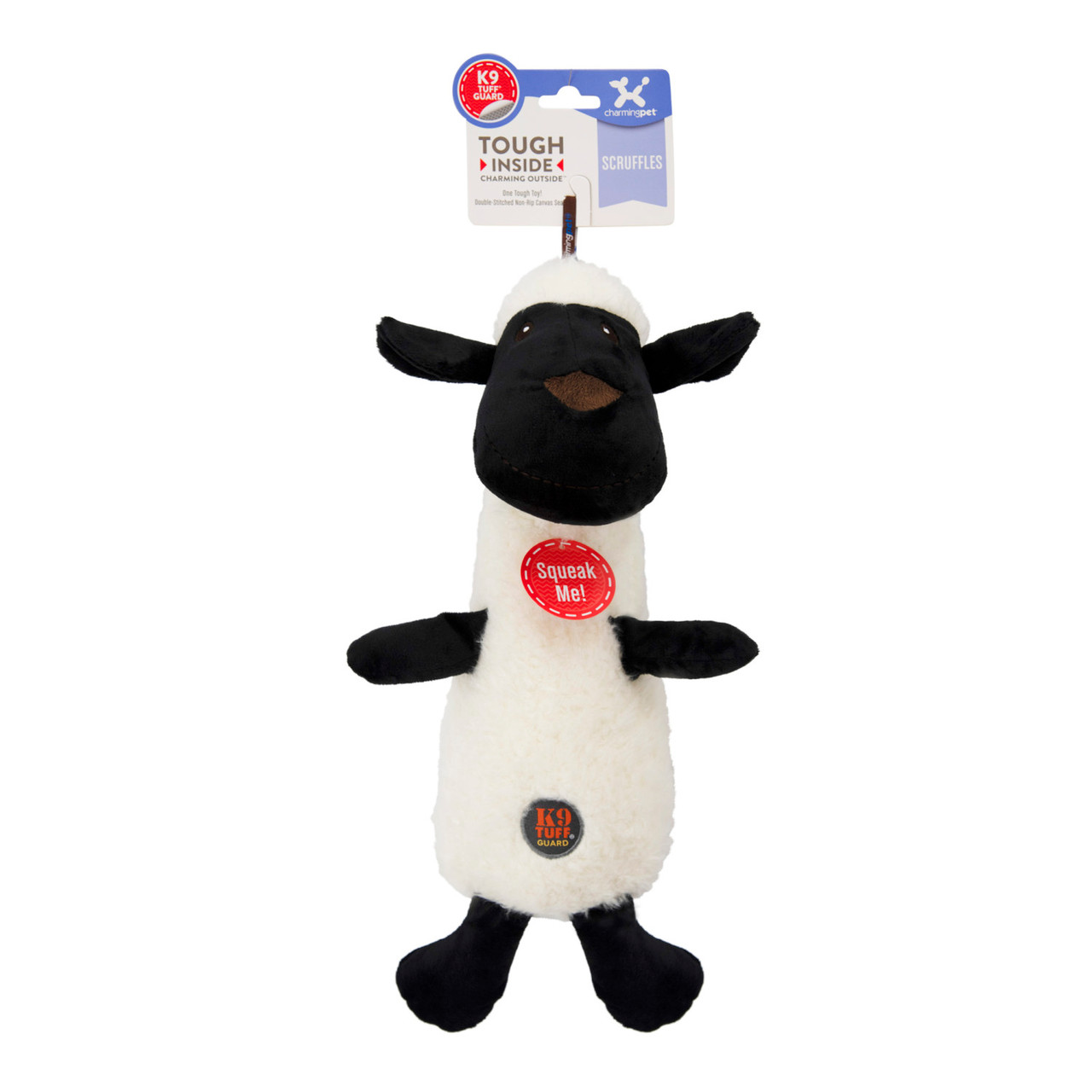 Scruffles Plush Dog Toy, Lamb - Image 7