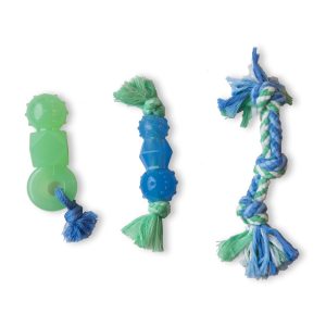 Mini Dentachew Dog Chew Toy - 3 Pack, Multi