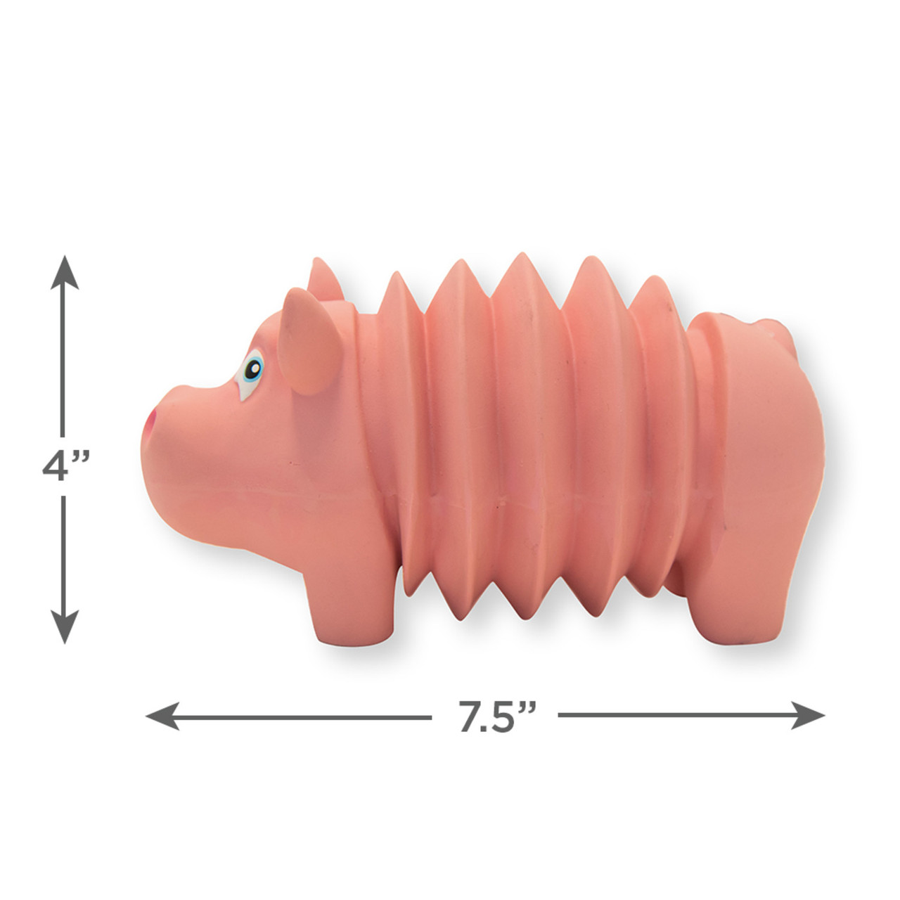 Accordionz Alligator Latex Rubber Dog Toy - Image 10