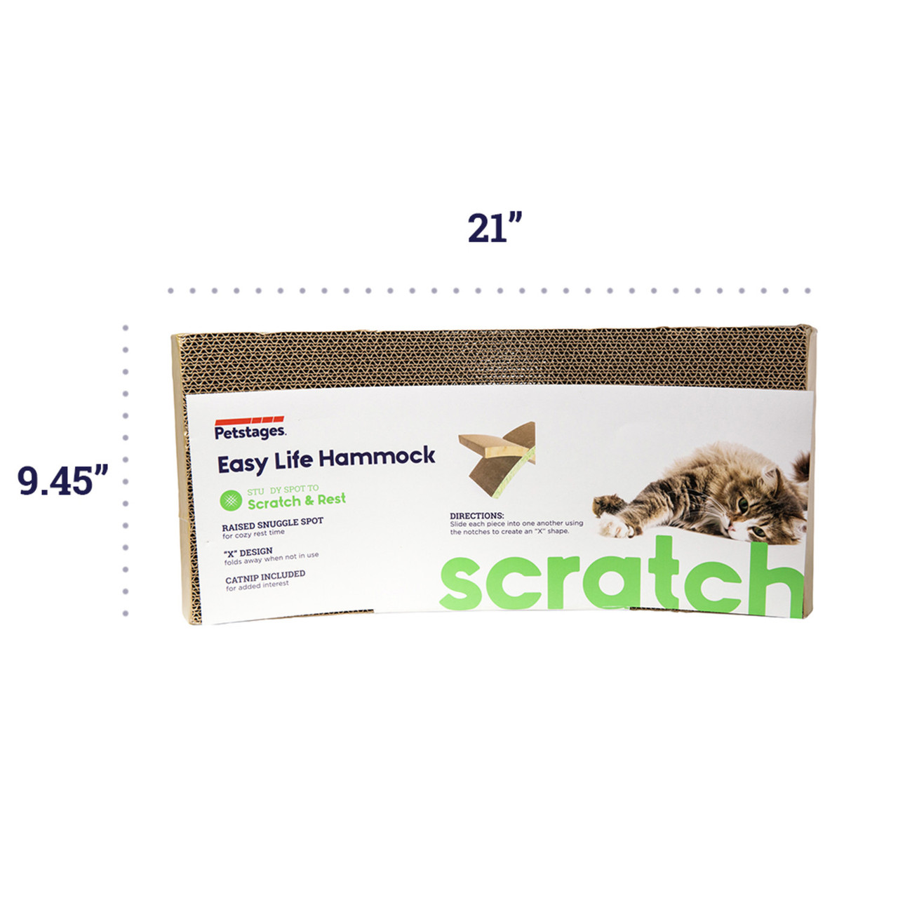 Easy Life Hammock Cat Scratcher, Multi - Image 5