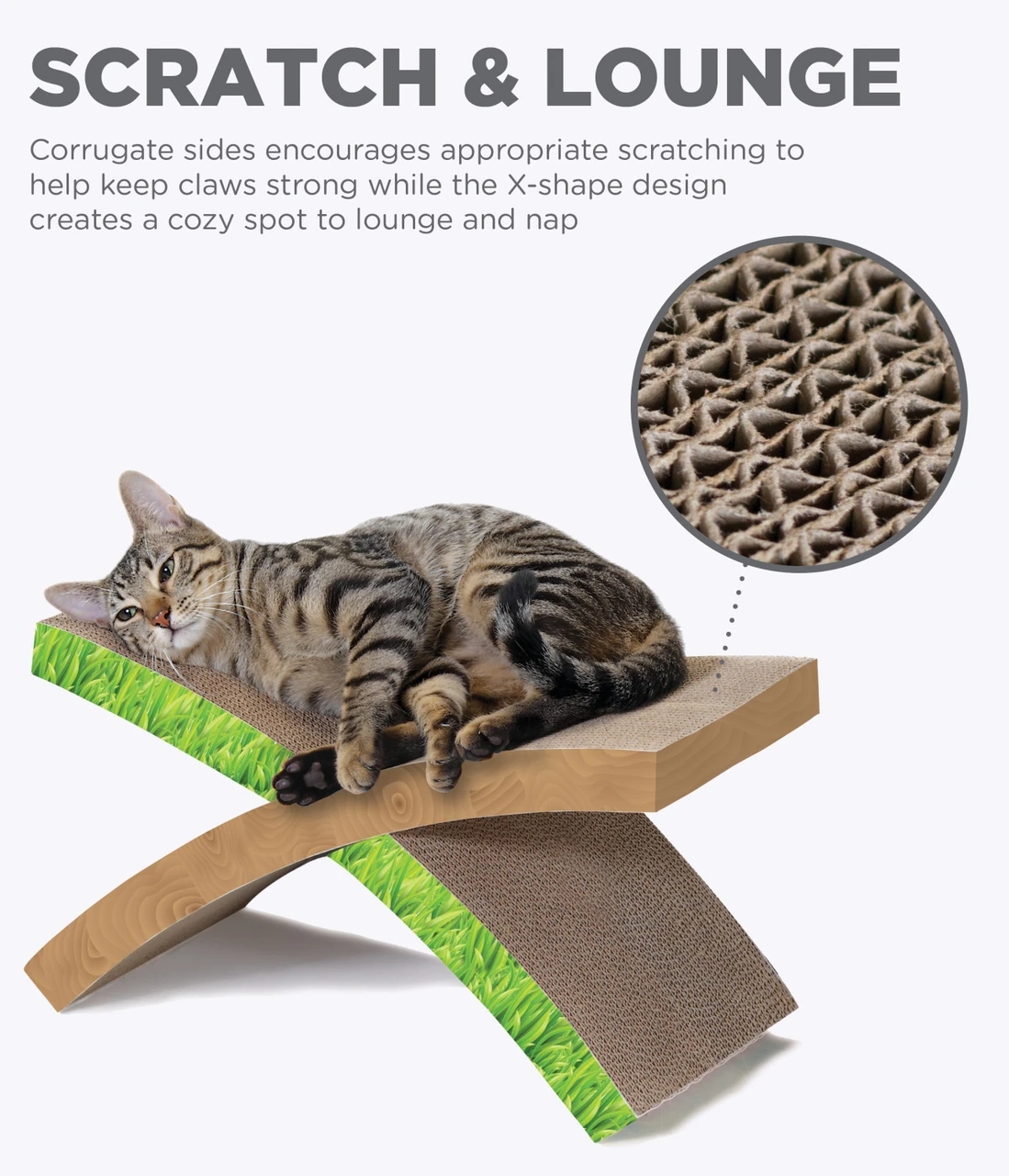 Easy Life Hammock Cat Scratcher, Multi - Image 4