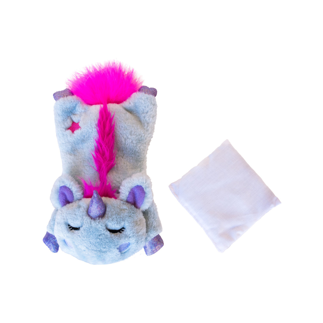 Cuddle Pal Plush Unicorn Cat Toy, Purple