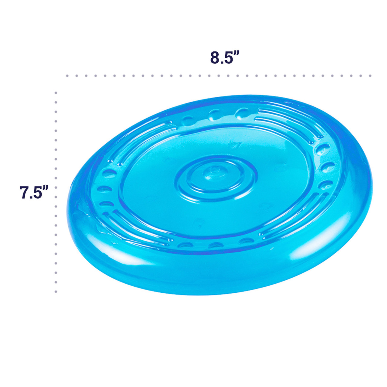 Orka Flyer Flying Disc Dog Toy, Royal Blue - Image 2