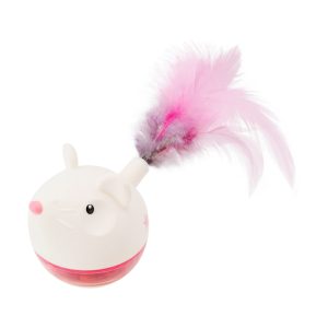Hunt 'N Swat Treat Tumbler Cat Toy, Pink