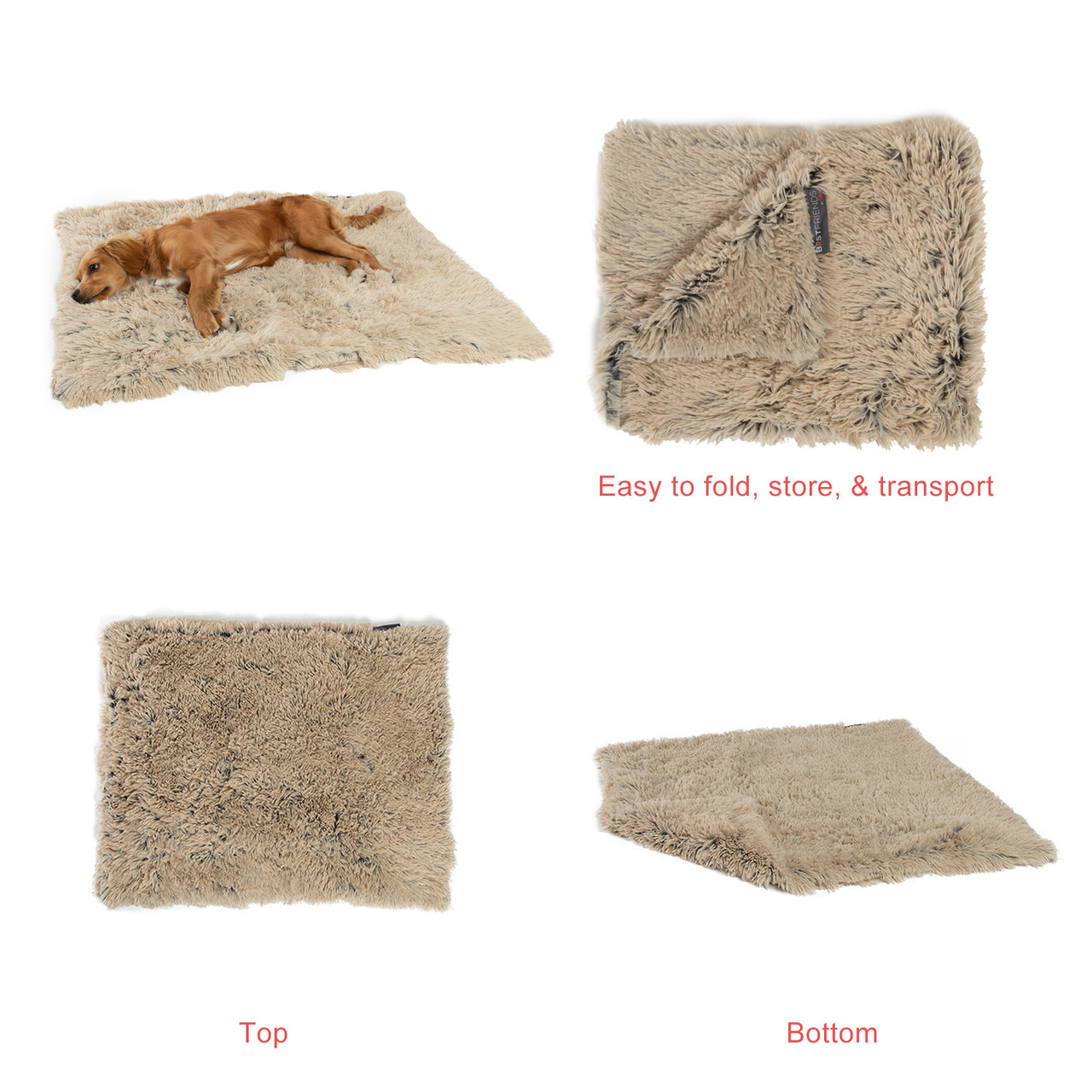 Shag Pet Throw Blanket, 30x40 - Image 3