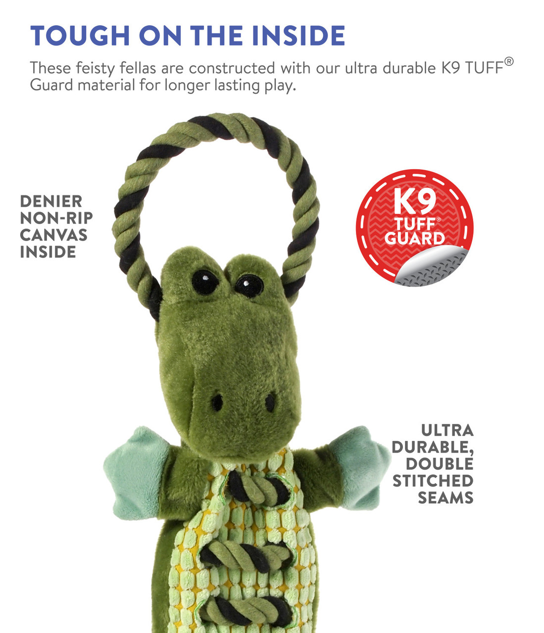Ropes-A-Go-Go Interactive Plush Dog Tug Toy - Image 19