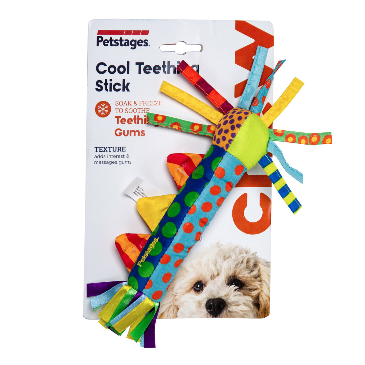 Cool Teething Stick Dog Toy, Multi - Image 4