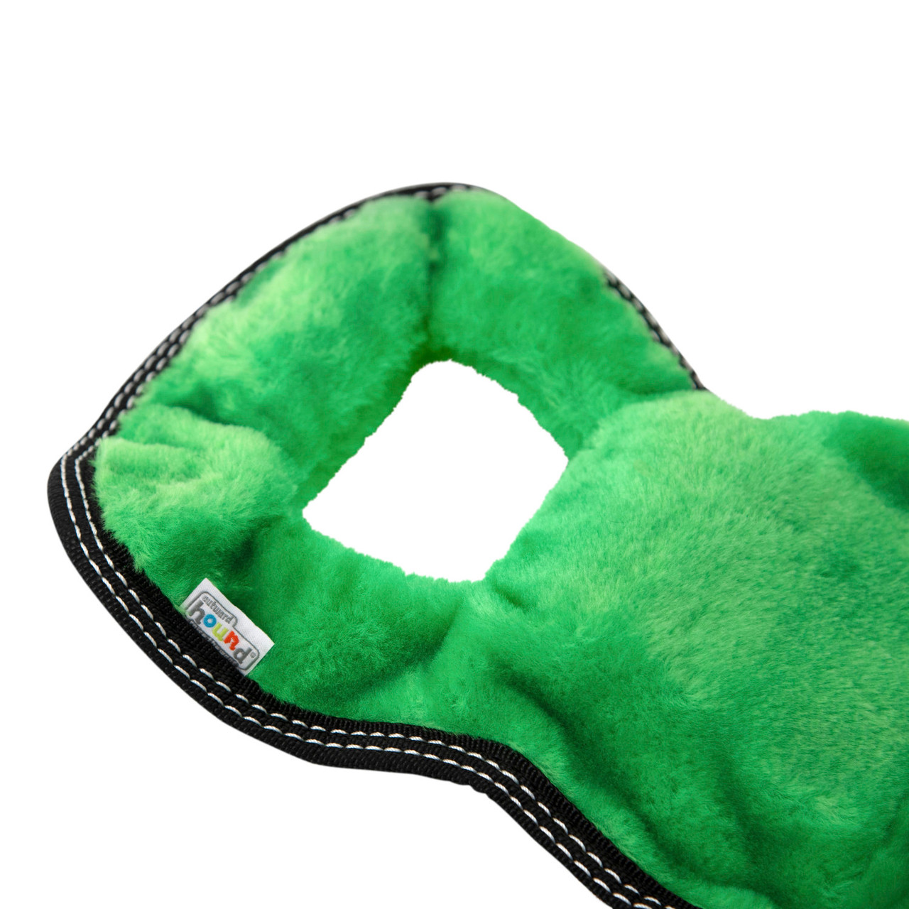 Tough Seamz Gator Plush Dog Toy, Green, XL - Image 7