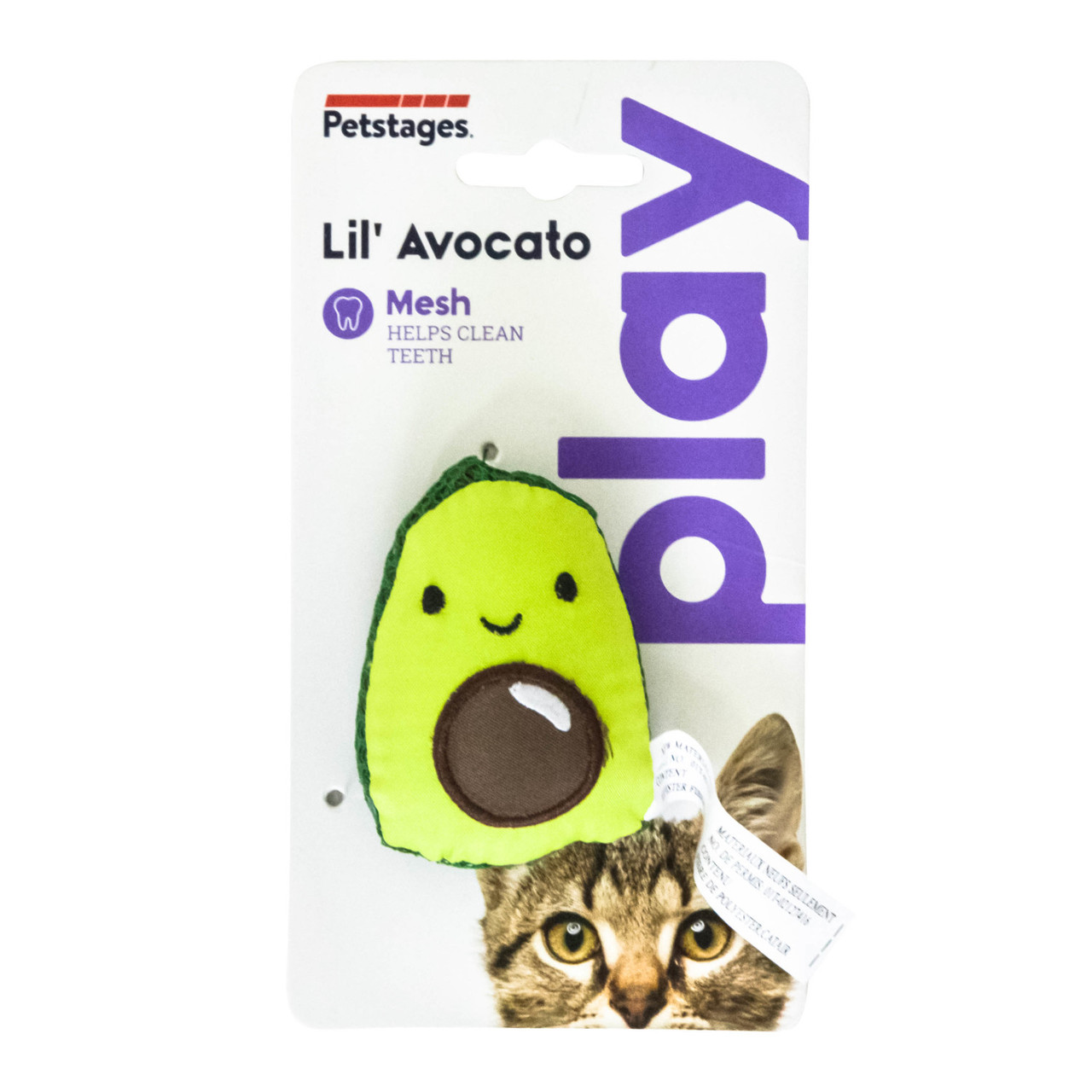 Lil' Avocato Dental Health Cat Chew Toy, Green - Image 8