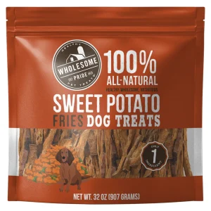 Sweet Potato Fries Dog Treats, Orange, 32 Oz