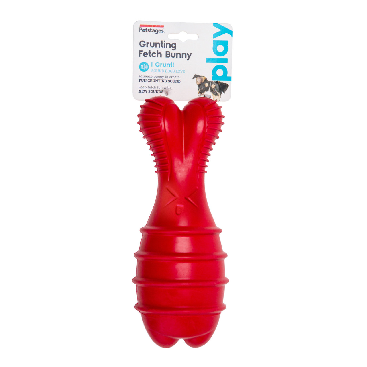 Grunt Fetch Stick Bunny Dog Toy, Red - Image 7