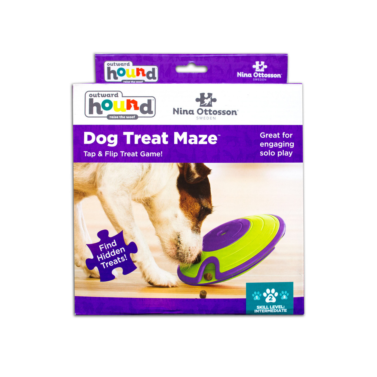 Treat Maze Interactive Puzzle Dog Toy, Green - Image 8