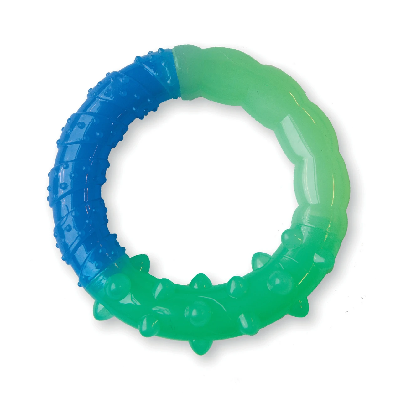 Orka Grow-With-Me-Ring Dog Chew Toy, Multi