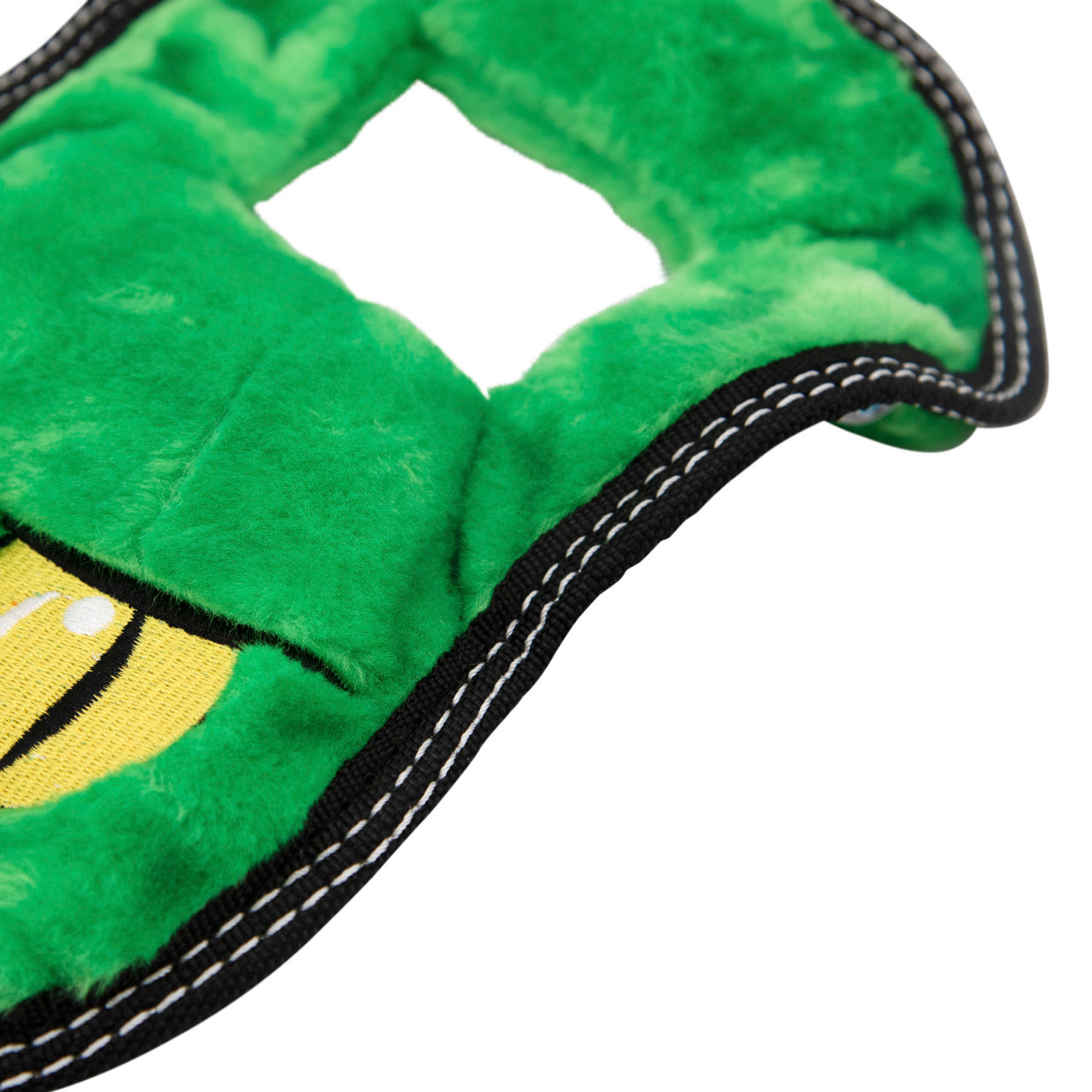 Tough Seamz Gator Plush Dog Toy, Green, XL - Image 6
