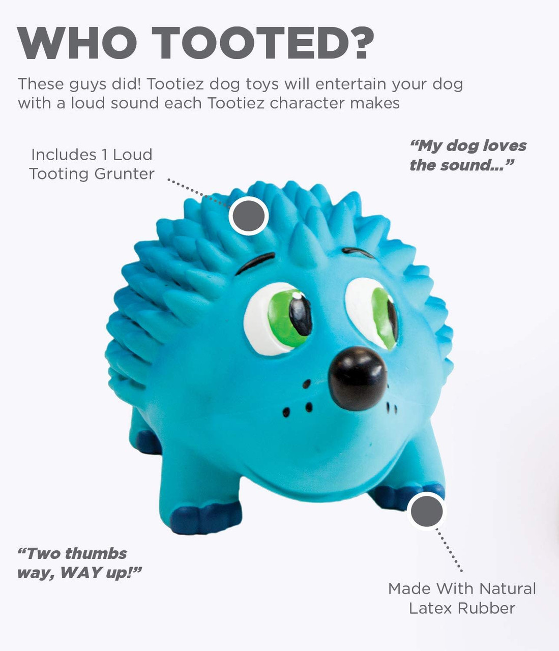 Tootiez Latex Rubber Dog Toy - Image 12