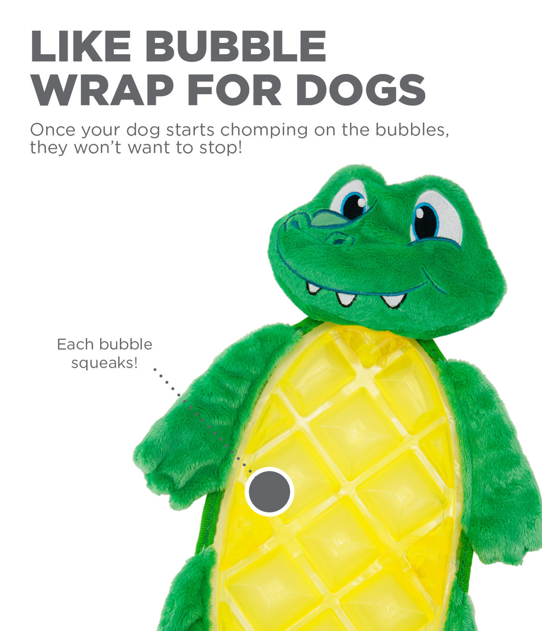Squeaker Matz Plush Toy, Gator - Image 17
