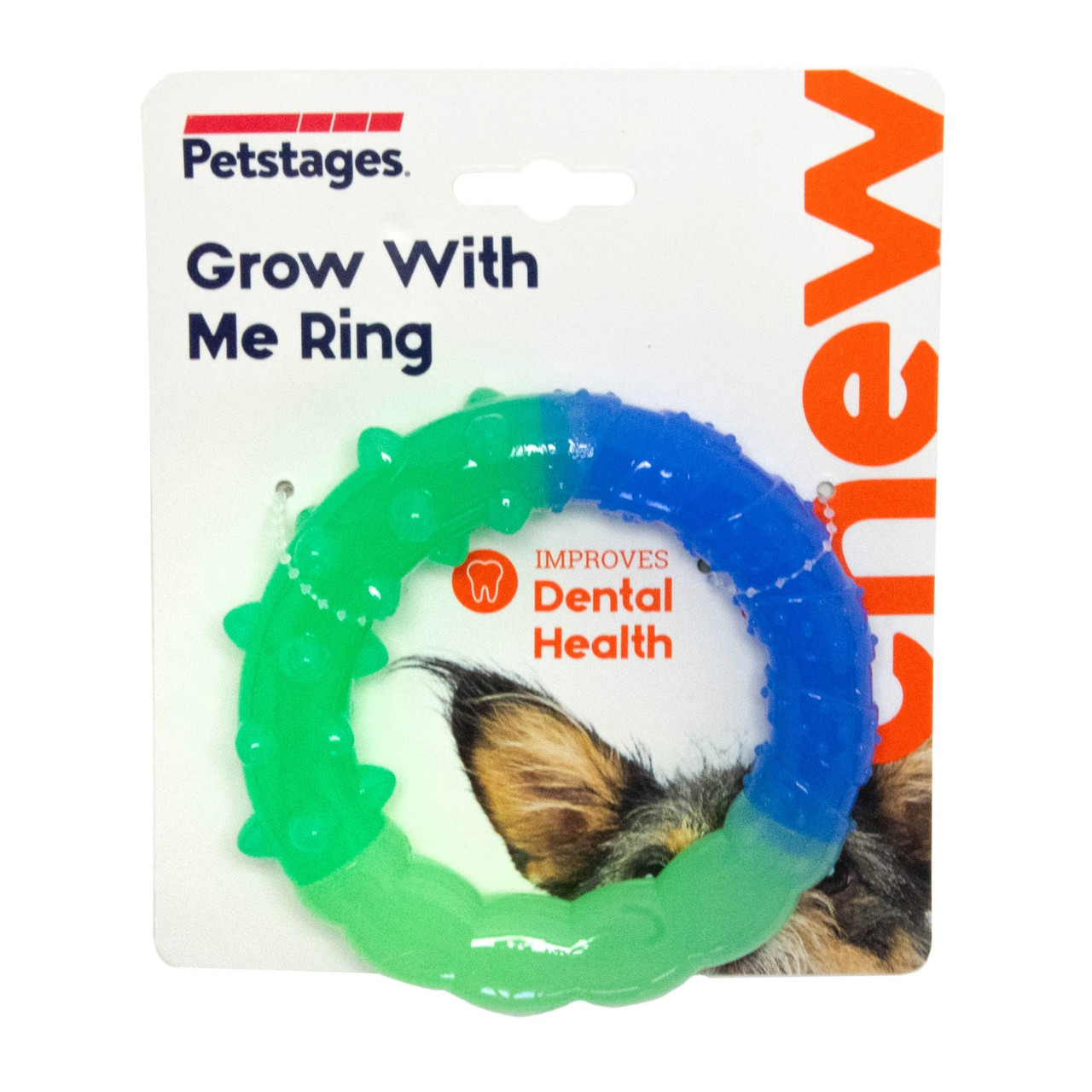 Orka Grow-With-Me-Ring Dog Chew Toy, Multi - Image 6