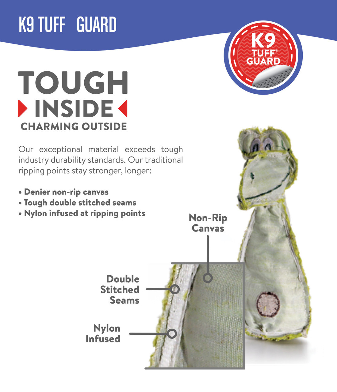 Thunda Tugga Plush Dog Tug Toy - Image 3