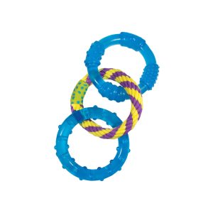 Orka Dental Links Dog Chew Toy, Royal Blue