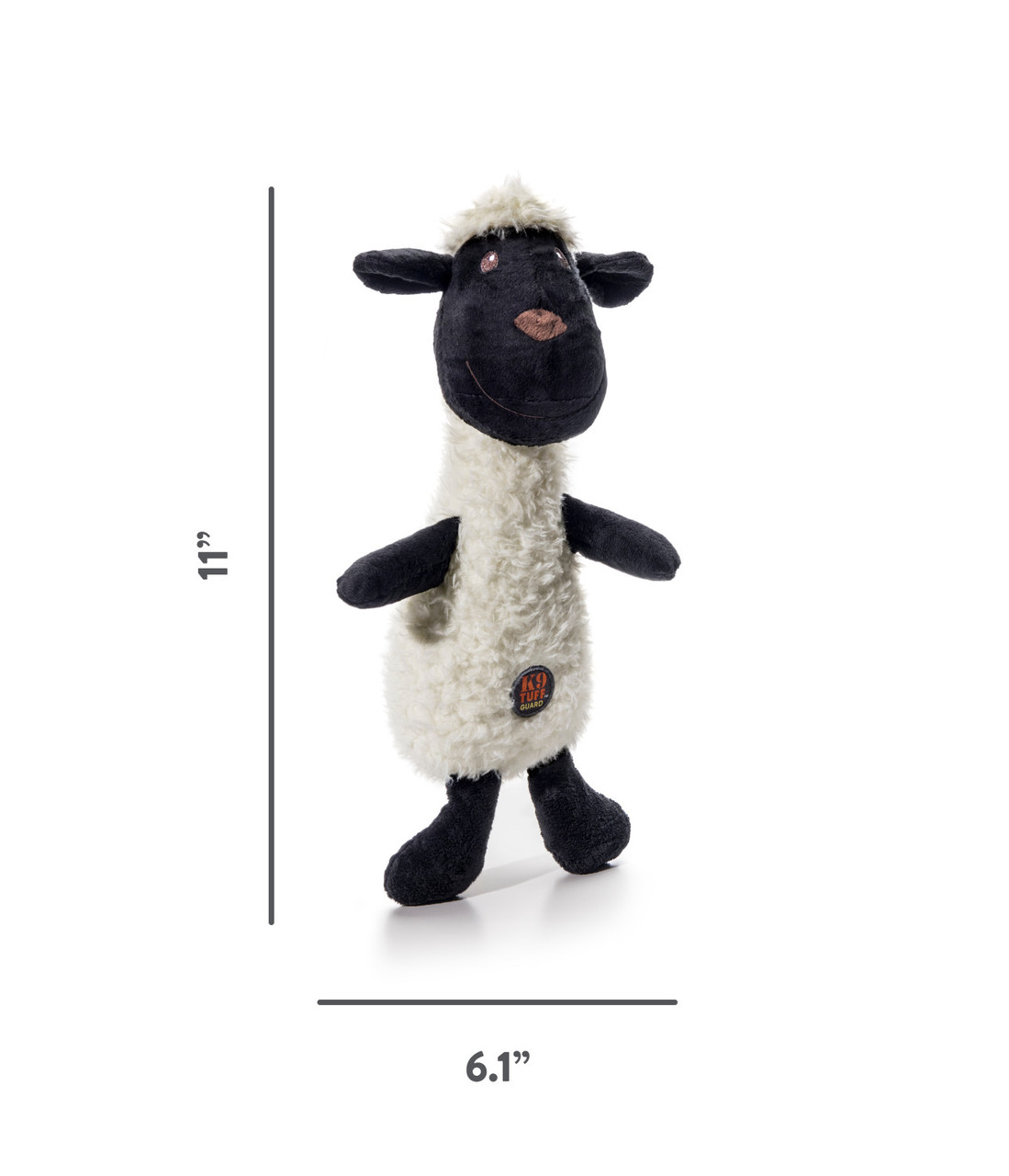 Scruffles Plush Dog Toy, Lamb - Image 9