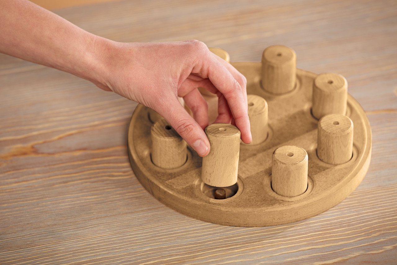 Dog Smart Composite Interactive Treat Puzzle Dog Toy, Tan - Image 7