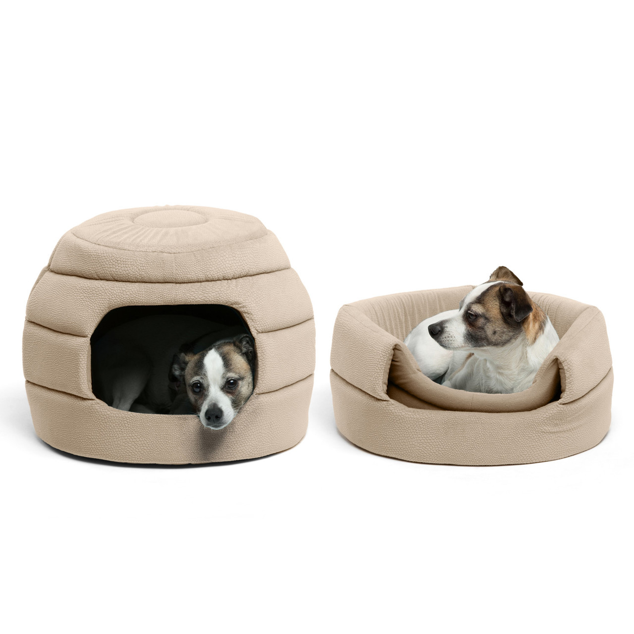 2-in-1 Honeycomb Ilan Hut Cuddler Cat and Dog Bed, Regular - Image 6