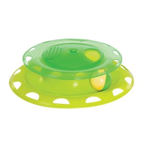 Catnip Chase Track Cat Toy, Green