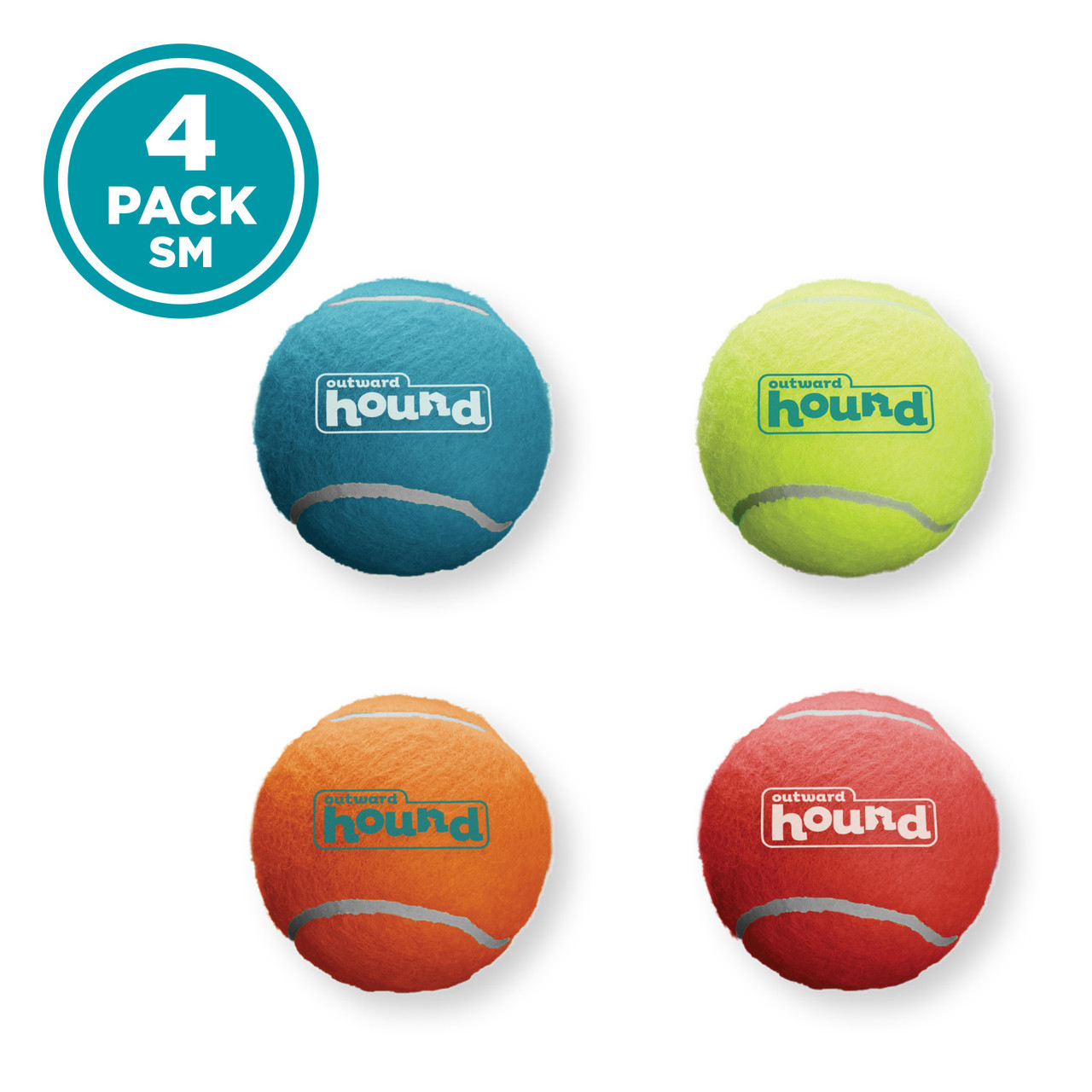 Squeaker Ballz Squeaky Tennis Balls, Small - Image 6