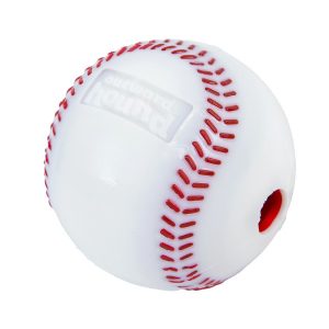 Orbee-Tuff Baseball Treat-Dispensing Dog Chew Toy, White