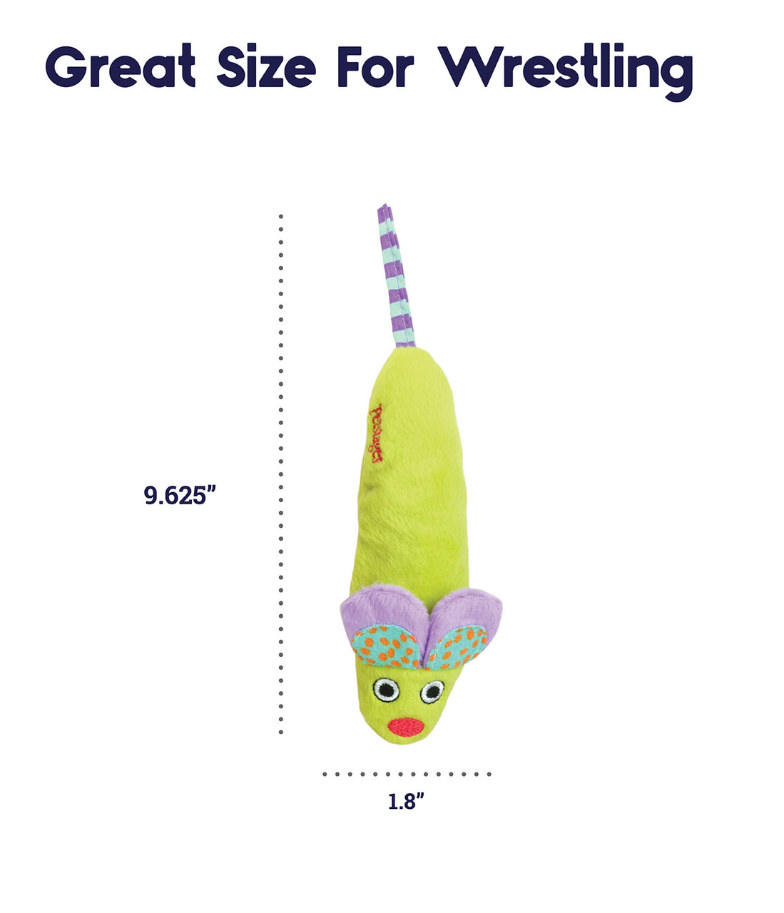 Green Magic Mightie Mouse Cat Toy, Green - Image 5