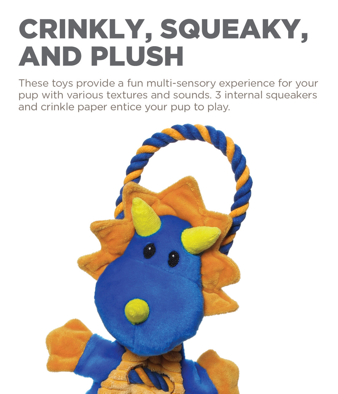 Ropes-A-Go-Go Interactive Plush Dog Tug Toy - Image 10