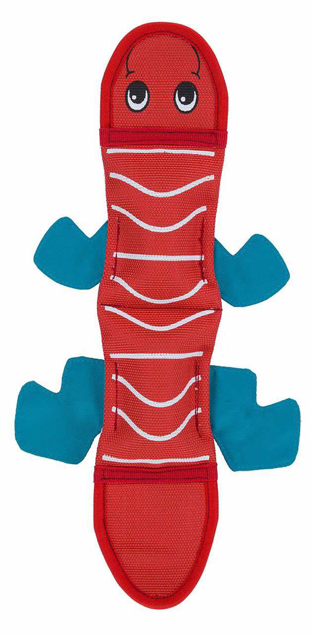 Fire Biterz Lizard Fire Hose Interactive Dog Toy, Medium