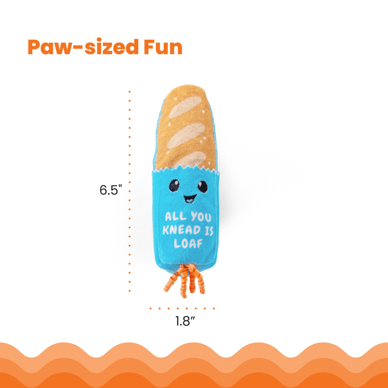 Loaf Kicker Catnip Toy and Dental Toy for Cats - Image 5