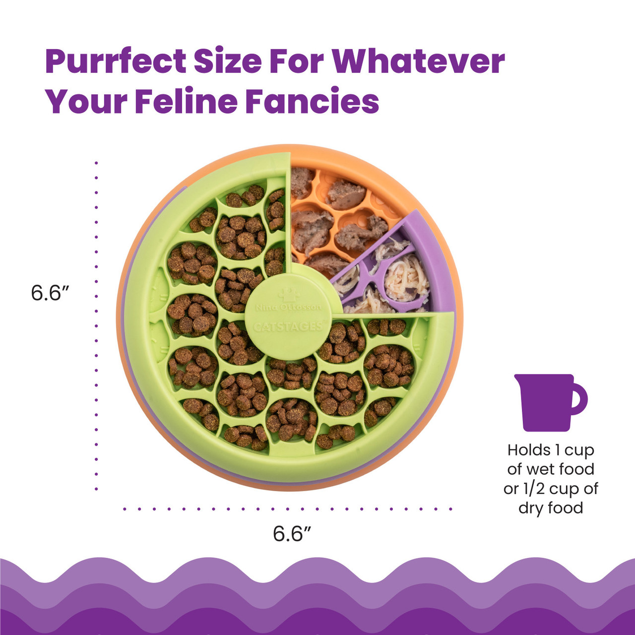 Kitty Lickin' Layers Cat Fun Feeder Treat Puzzle - Image 5