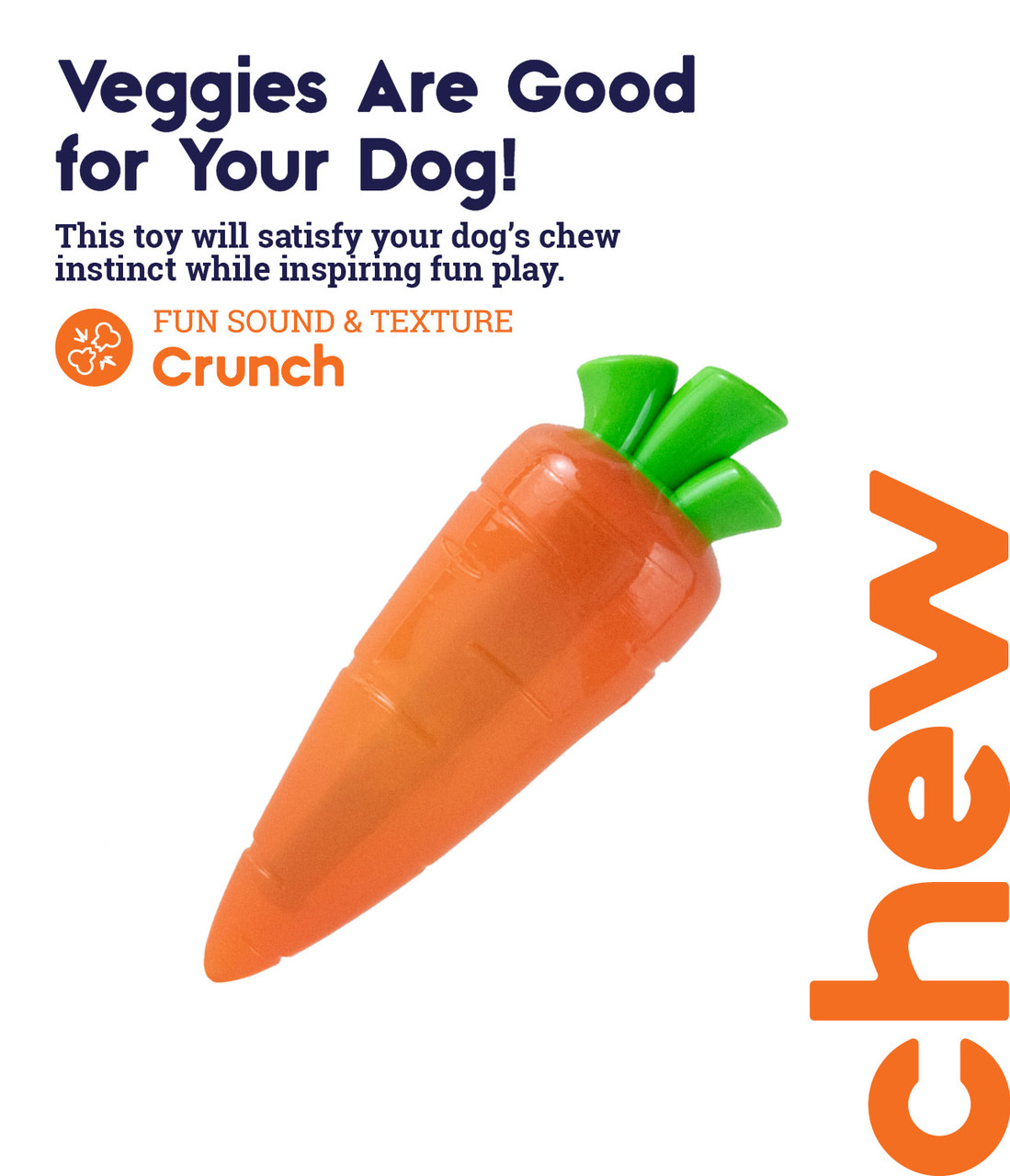 Crunch Veggies Dog Chew Toy - Image 2