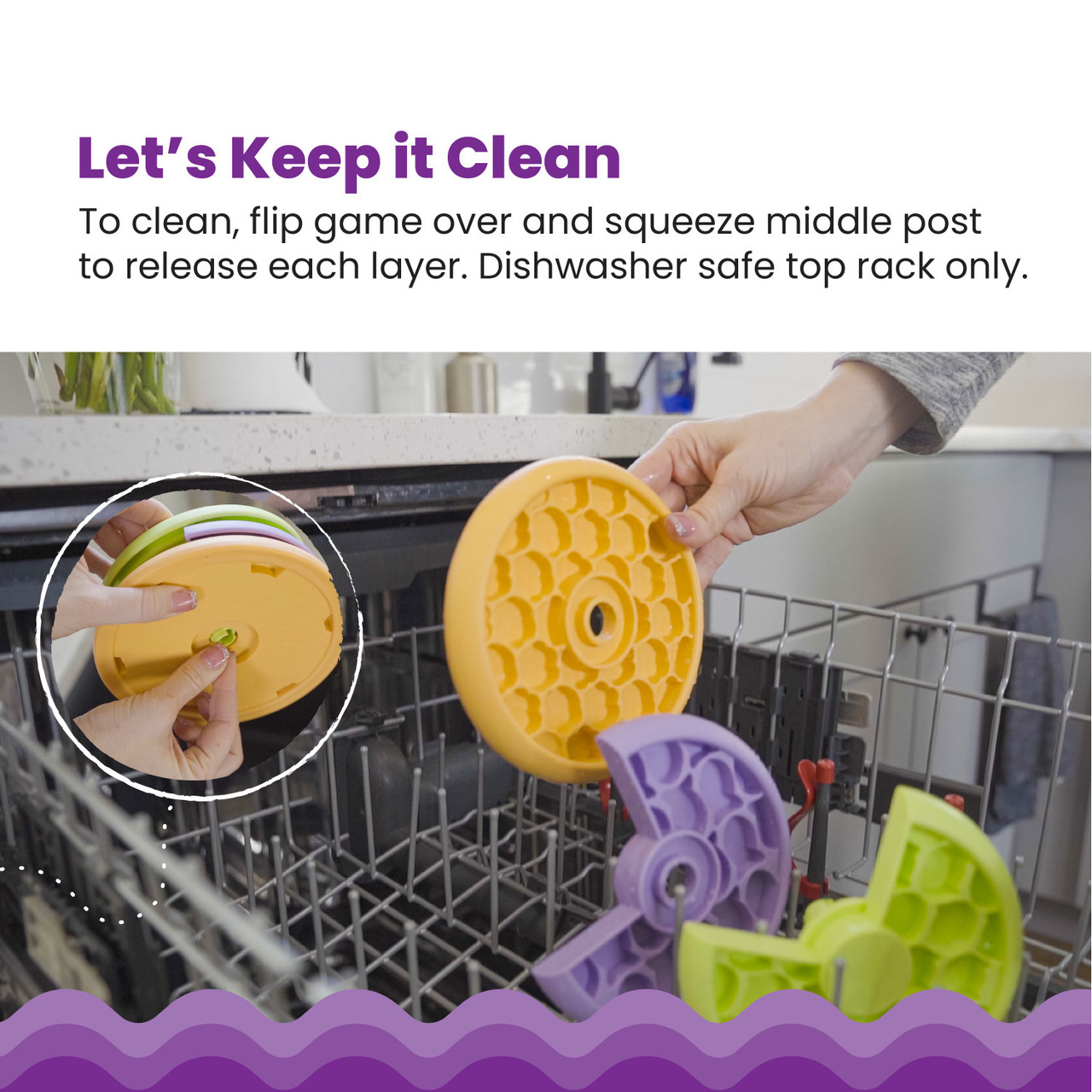 Kitty Lickin' Layers Cat Fun Feeder Treat Puzzle - Image 7