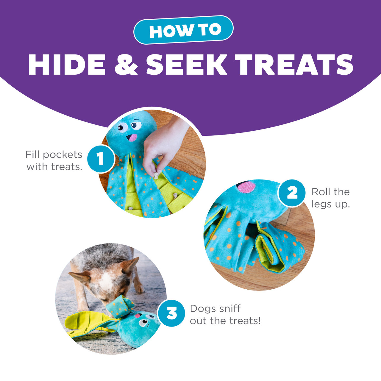 Silly Legz Interactive Plush Dog Puzzle, Blue - Image 4