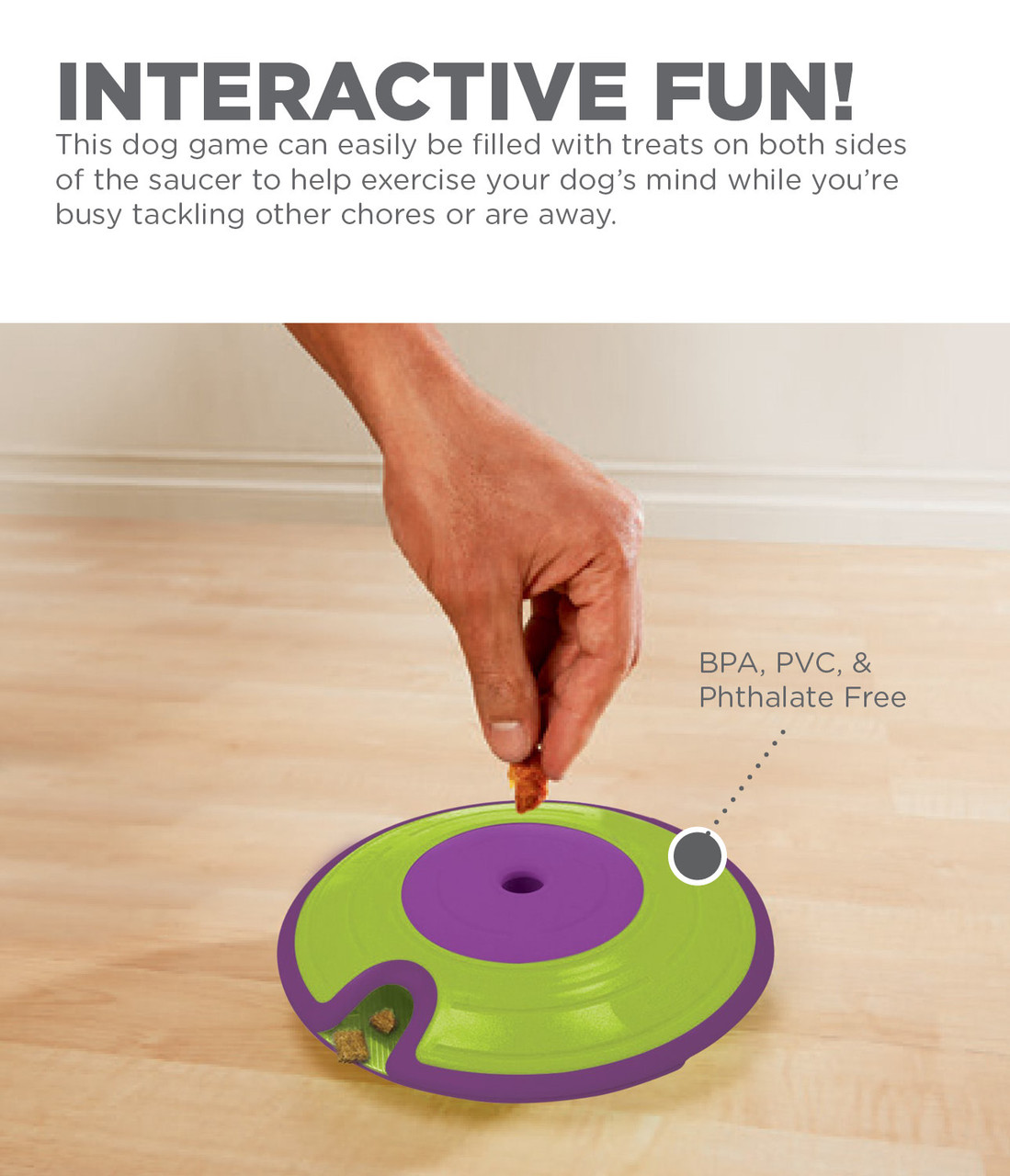 Treat Maze Interactive Puzzle Dog Toy, Green - Image 3