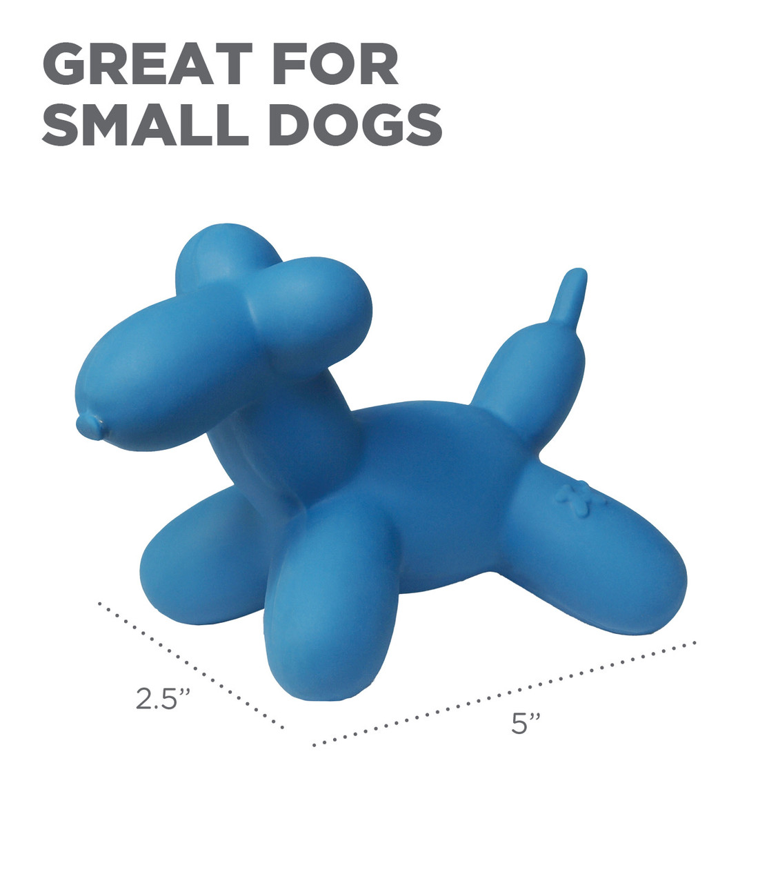 Latex Rubber Balloon Squeaky Dog Toy - Image 5