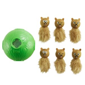 Dog Snuffle N' Treat Ball Puzzle, Green Lrg