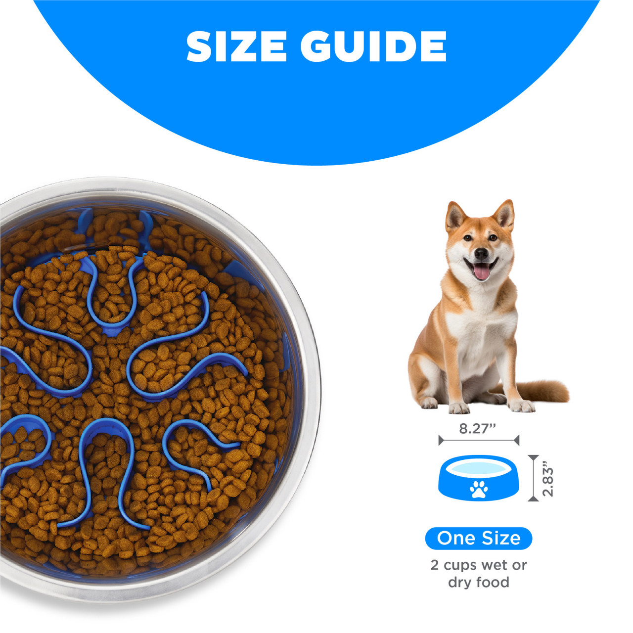 Fun Feeder Stainless Steel Slow Feeder Dog Bowl - Image 5