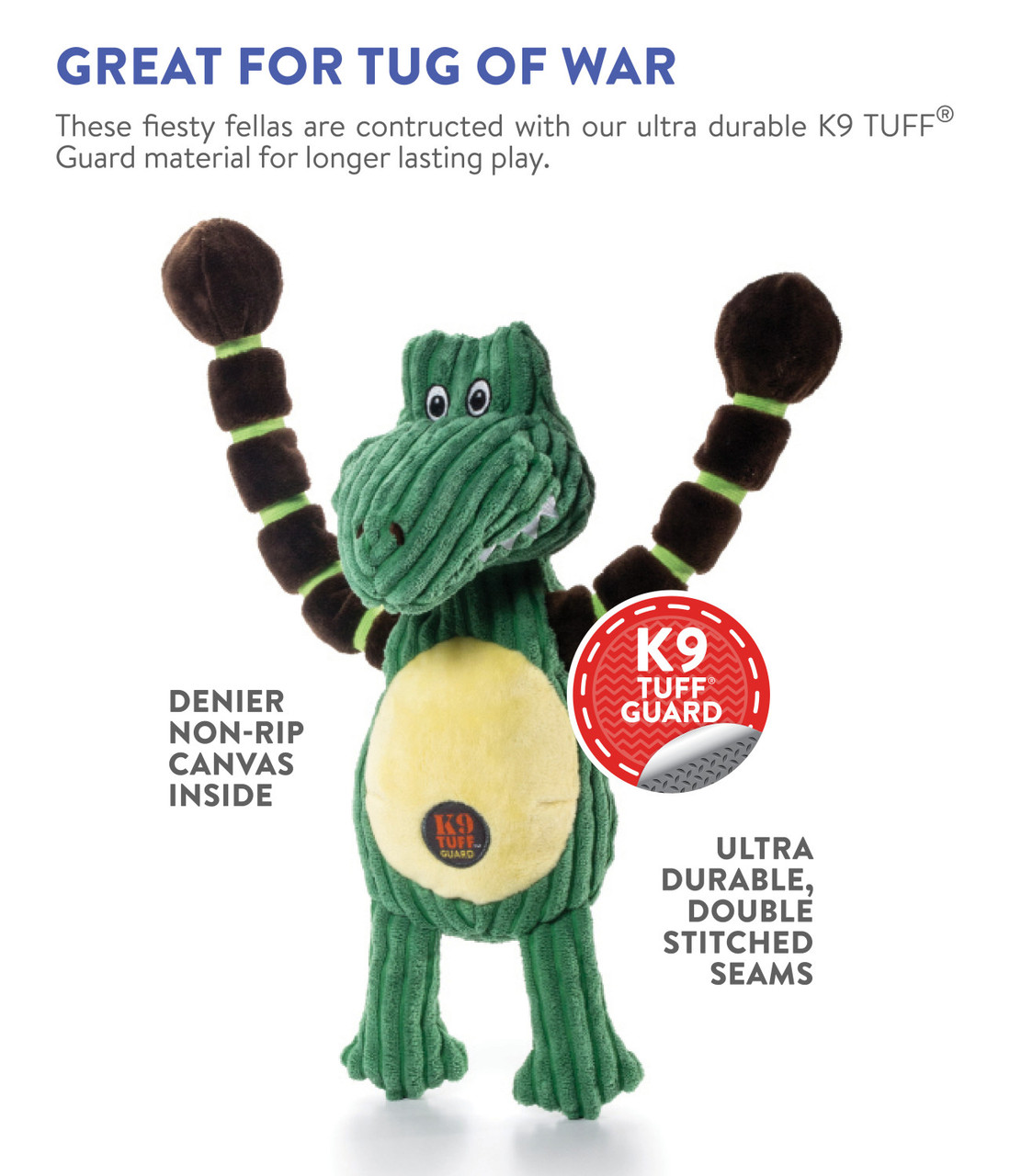 Thunda Tugga Plush Dog Tug Toy - Image 5