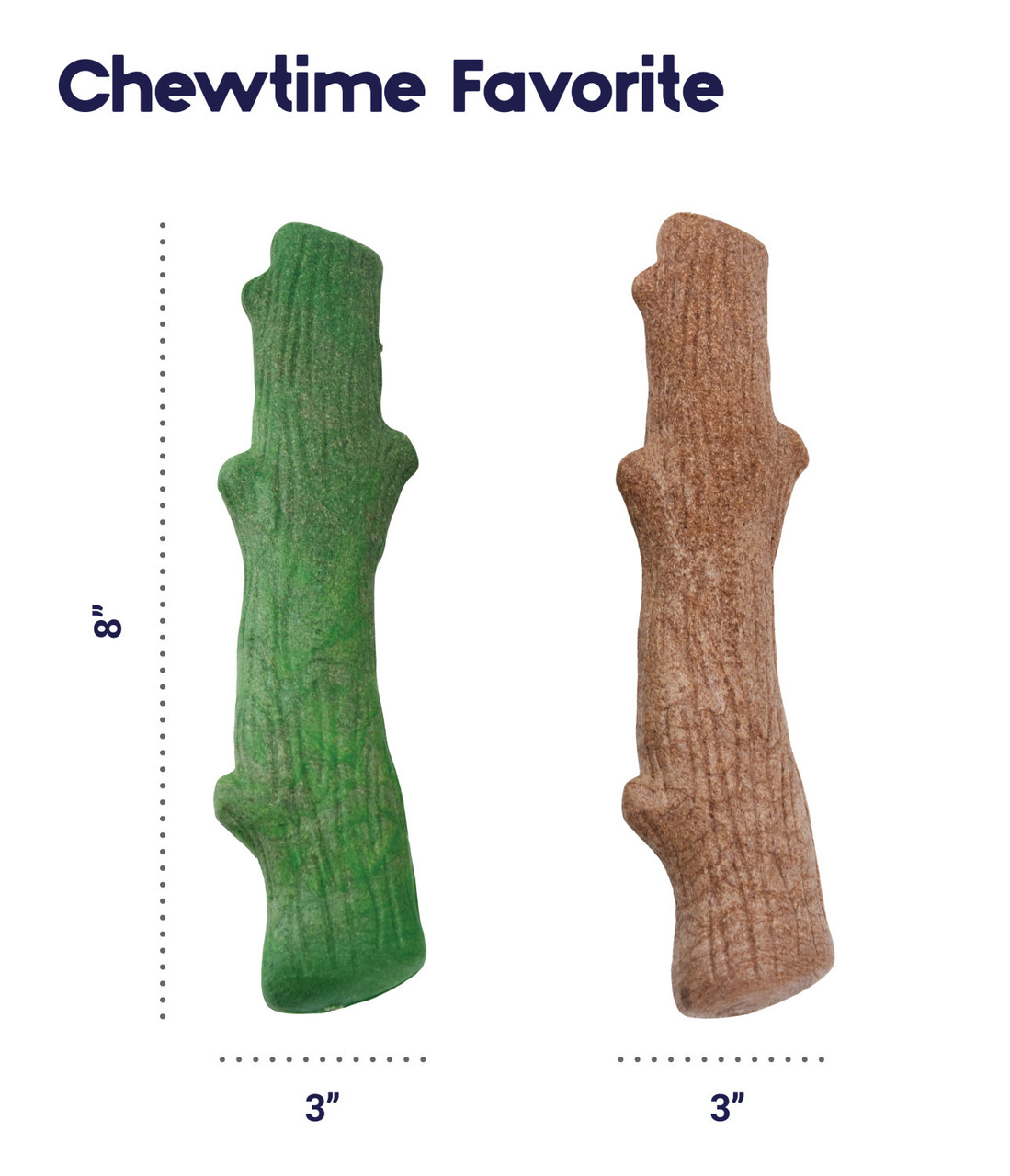 Dogwood Wood Alternative Dog Chew Toy, Original & Fresh Breath 2-pack, Multi, Large - Image 6