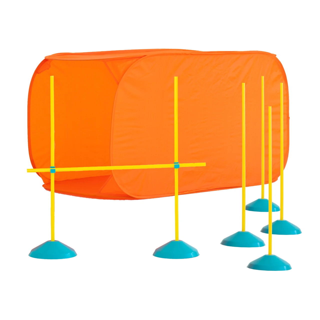 Zip & Zoom Indoor Dog Agility Training Kit for Dogs, Multi