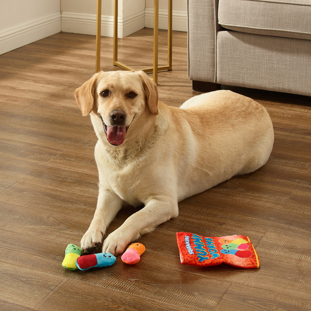 Snack Bag Yummy Worms Puzzle Dog Toy, Red - Image 5