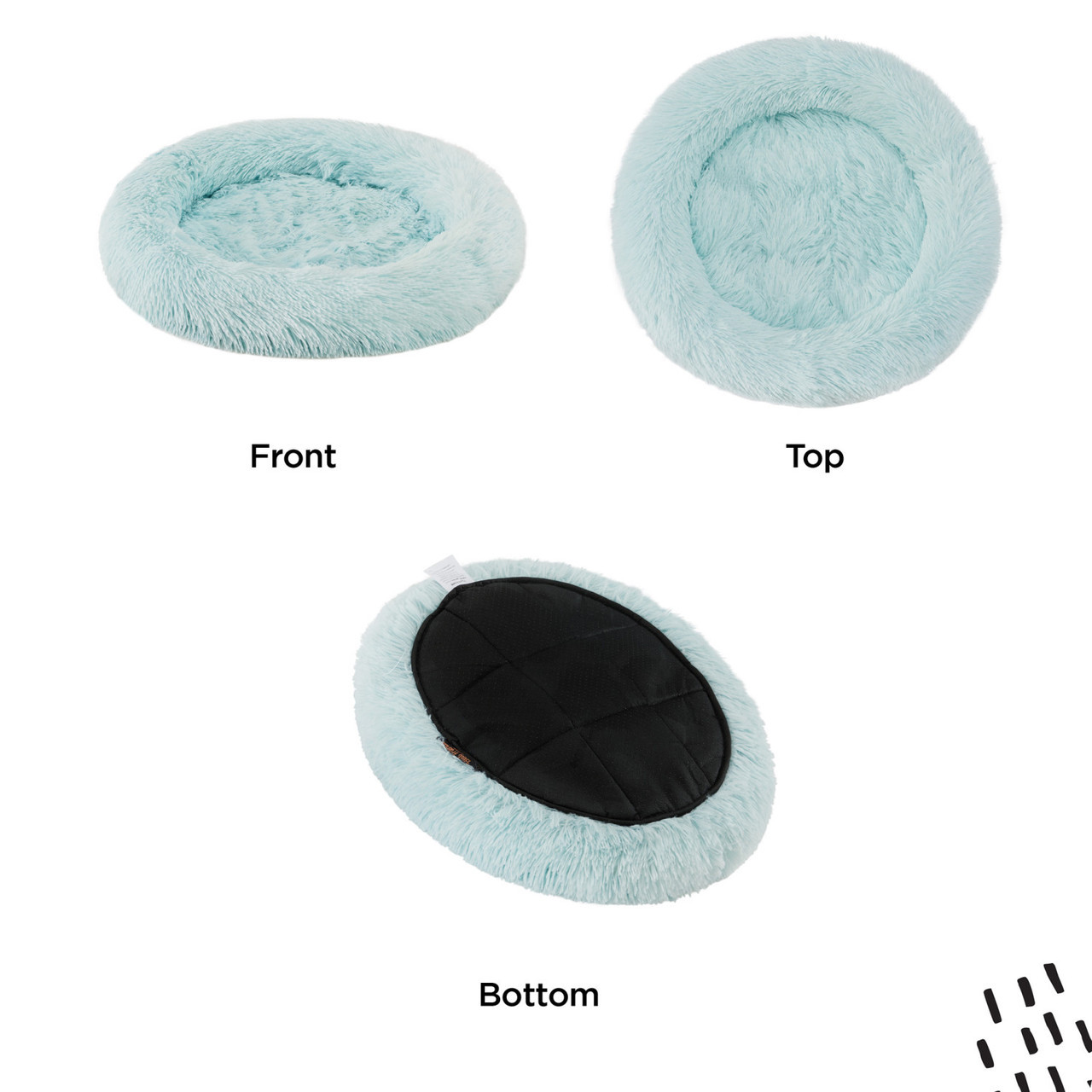 Calming Oval Cat Bed Pad, 21X19 - Image 3