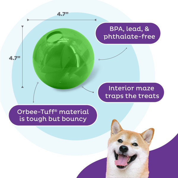 Orbee-Tuff Mazee Interactive Puzzle Dog Toy - Image 3