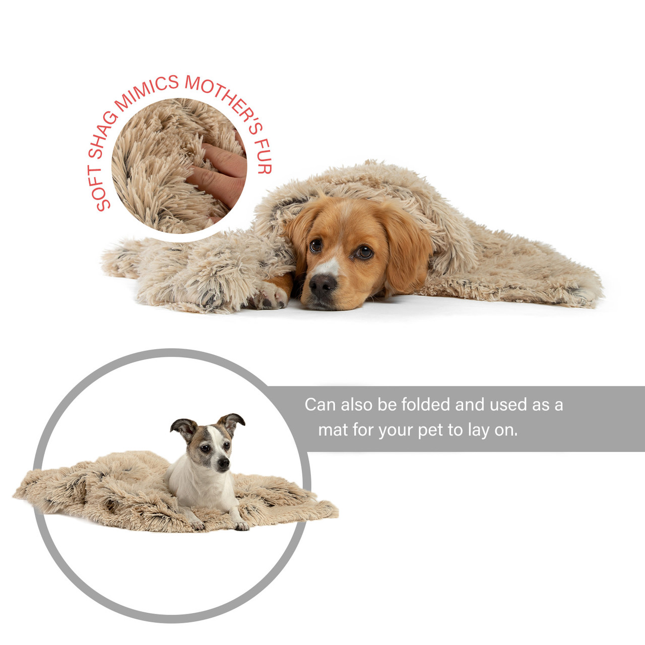 Shag Pet Throw Blanket, 30x40 - Image 2