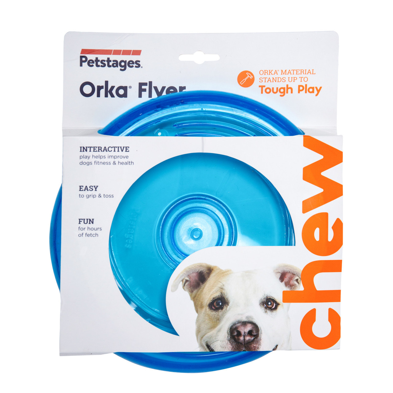 Orka Flyer Flying Disc Dog Toy, Royal Blue - Image 4